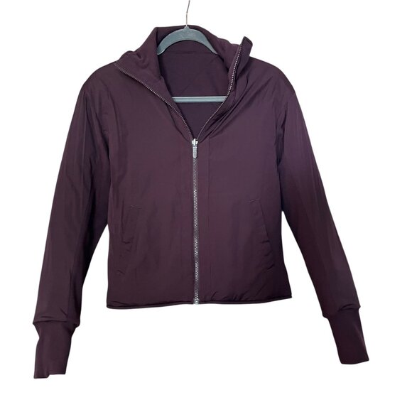 Lululemon Forever Warm Reversible Purple Jacket - Picture 3 of 8